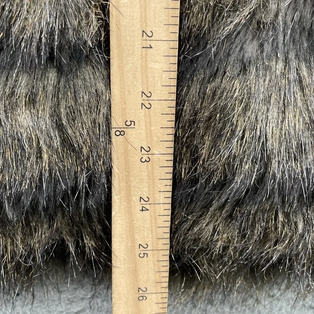 Michael Kors Faux Raccoon Fur Vest Women's‎ Medium Outdoor Winter Cabin Y2k 90's